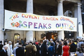 Photo:The second public meeting, 22 April 1971