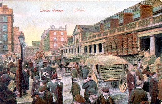 Photo:Postcard of Covent Garden. 1900.