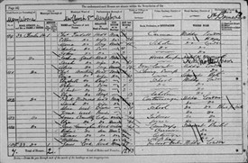 Photo:Census form list, Eliza Armstrong Family