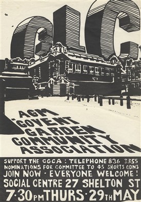 Photo:Covent Garden Community Association AGM poster