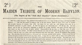 Photo:Maiden Tribute, Pall Mall Gazette, July 1885