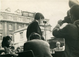 Photo:Public meeting held on the 22nd April 1971