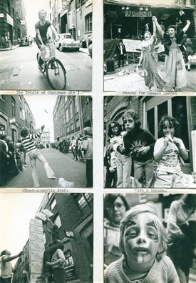Photo:Various images from the Covent Garden festival. 1978